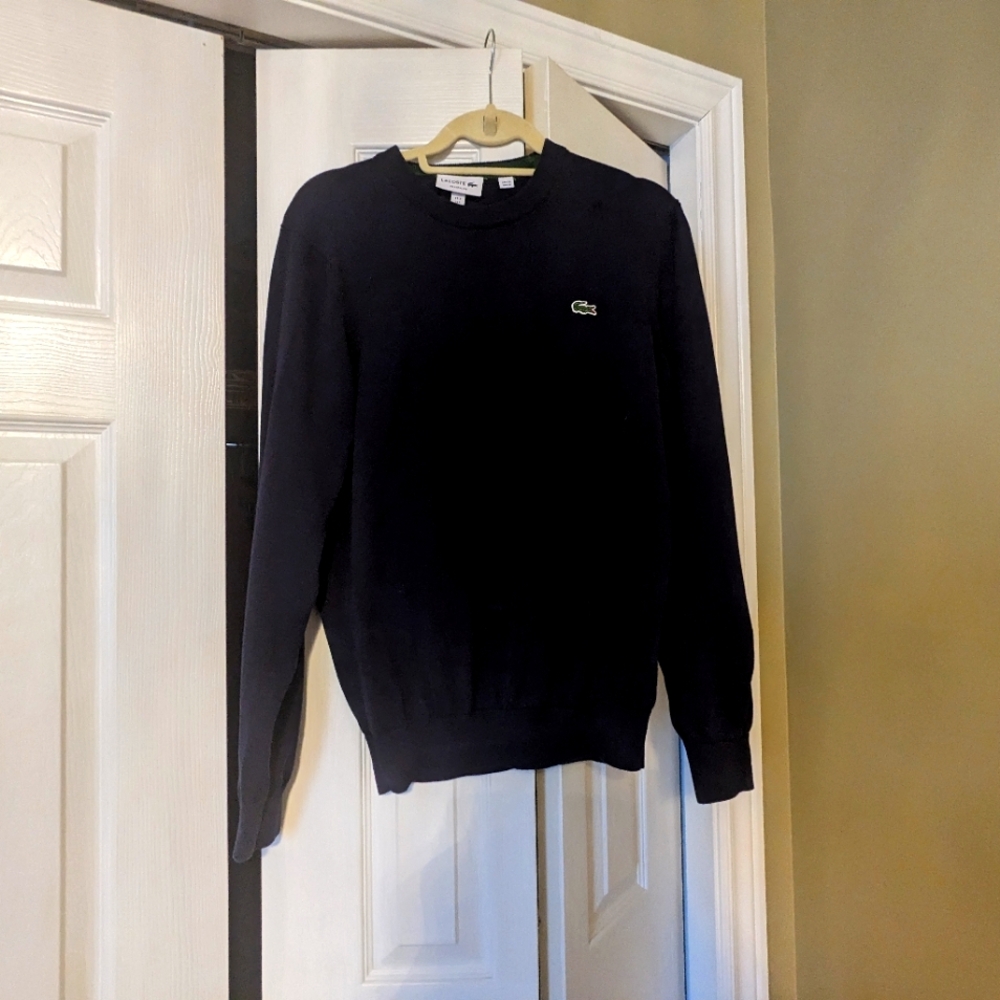 Lacoste Men's Black Sweater